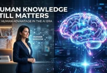 Human knowledge and artificial intelligence working together in the modern AI era